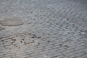 Old brick roads in Chelsea